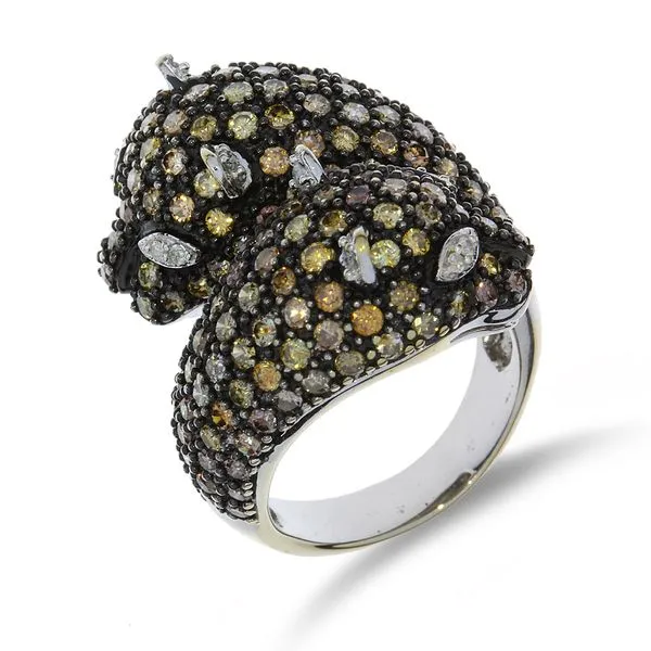 Cartier double hotsell panther ring